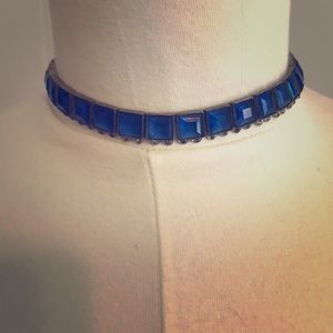 Blue glass choker - 5 for $25 🌻